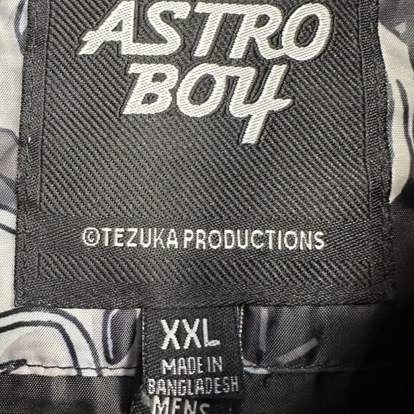 Astro Boy Tezuka Productions Mens Puffer Jacket Full Zip Hooded Winter Adult XXL - Picture 3 of 6